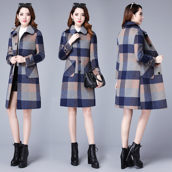 Naiste vabaaja pikk mantel taskutega ja suurustega kuni 4XL