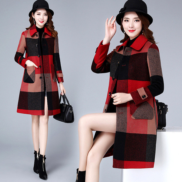 Naiste vabaaja pikk mantel taskutega ja suurustega kuni 4XL