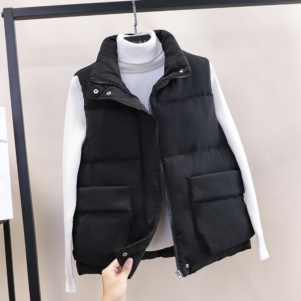 Νέο μοντέλο χειμερινό γιλέκο με φερμουάρ και κουμπιά