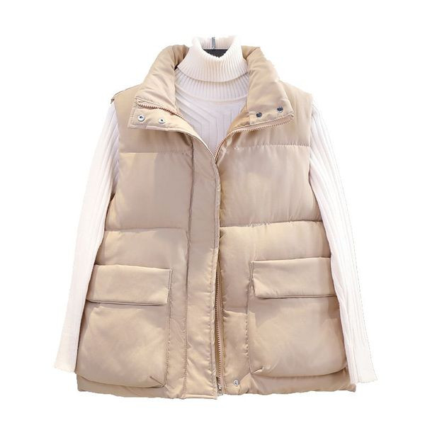 Νέο μοντέλο χειμερινό γιλέκο με φερμουάρ και κουμπιά
