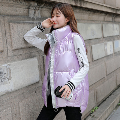 Γυναικείο μοντέρνο γιλέκο με φερμουάρ - ασύμμετρο μοντέλο