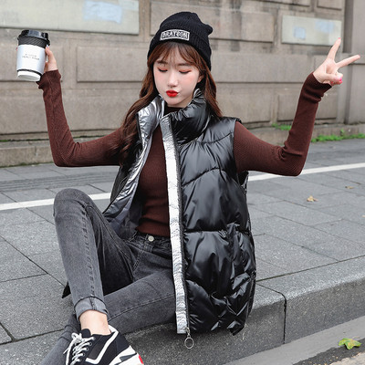 Γυναικείο μοντέρνο γιλέκο με φερμουάρ - ασύμμετρο μοντέλο