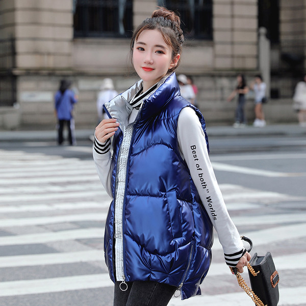 Γυναικείο μοντέρνο γιλέκο με φερμουάρ - ασύμμετρο μοντέλο