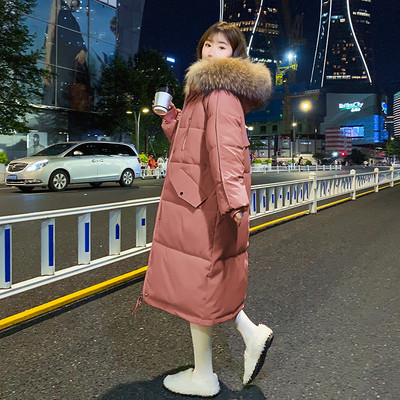 Καθημερινό μακρύ μπουφάν με τσέπη και  κουκούλα