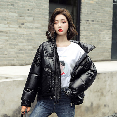 Γυναικείο χειμερινό μοντέρνο μπουφάν - φαρδύ μοντέλο