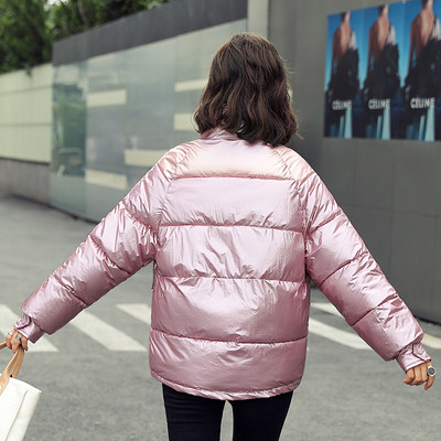 Γυναικείο χειμερινό μοντέρνο μπουφάν - φαρδύ μοντέλο