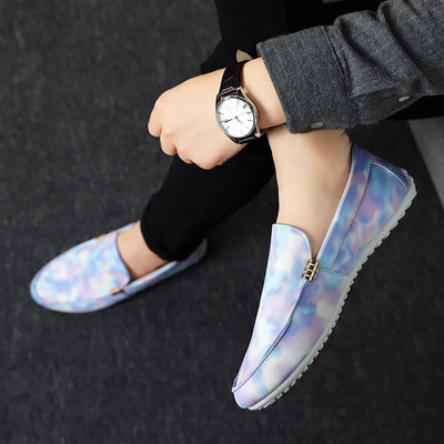 Νέο μοντέλο αναπνεύσιμα ανδρικά μοκασίνια με σχέδιο καμουφλάζ