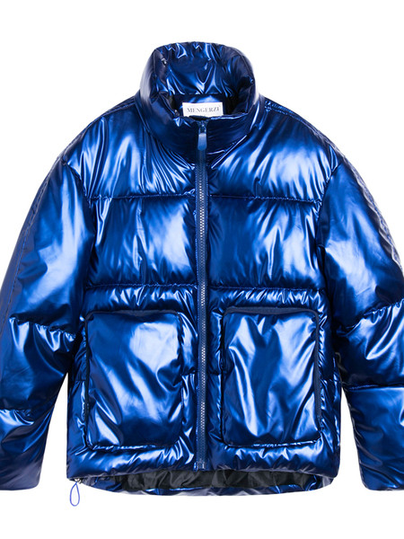 Γυναικείο μοντέρνο χειμερινό μπουφάν με μεγάλες τσέπες