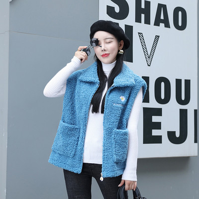 Női pehelymellény zsebekkel