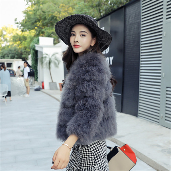 Модерно есенно-зимно палто от пух