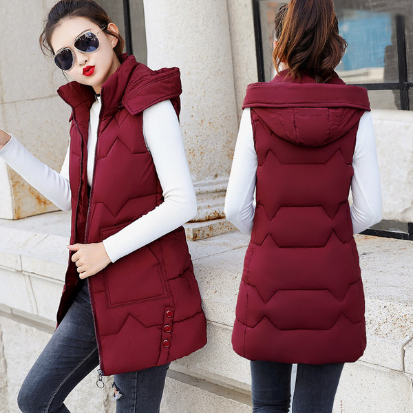 Γυναικεία σπορ και casual γιλέκο με κουκούλα