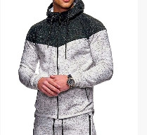 Ανδρική αθλητική μπλούζα με φερμουάρ