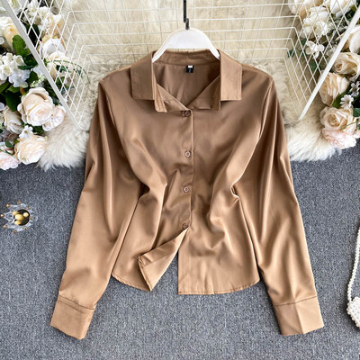 Ženska ležerna košulja s gumbima i klasičnim ovratnikom