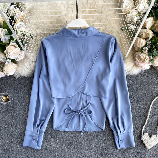 Ženska ležerna košulja s gumbima i klasičnim ovratnikom