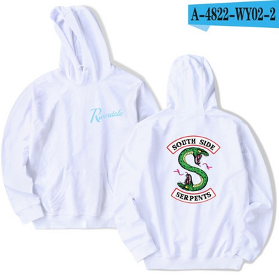 Ανδρική μπλούζα με κουκούλα και απλικέ στη πλάτη