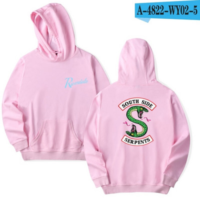 Ανδρική μπλούζα με κουκούλα και απλικέ στη πλάτη