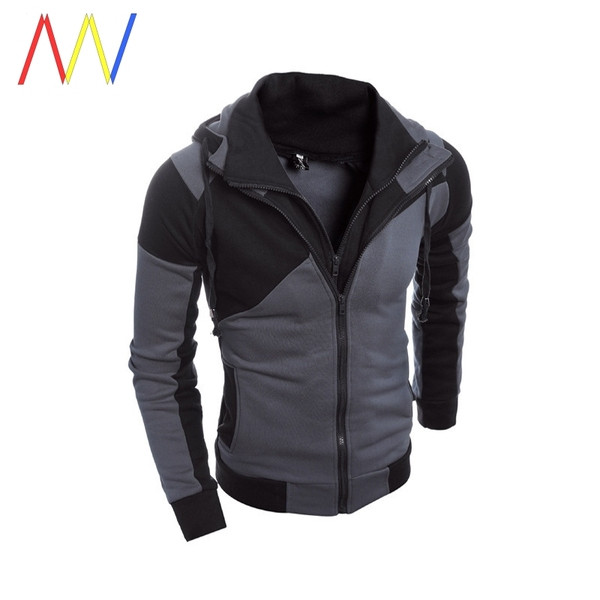 Sügisene meeste dressipluus kapuutsi ja lukuga