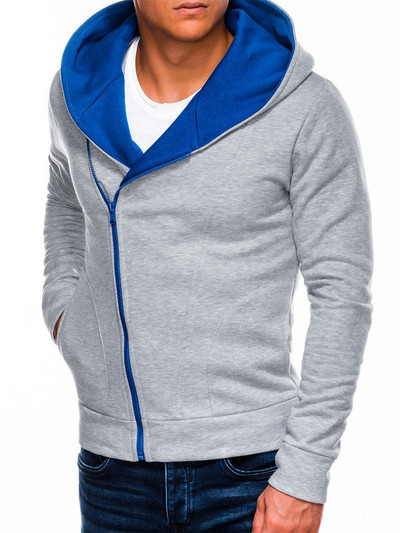 Φθινοπωρινό φούτερ με πλευρική στερέωση και κουκούλα