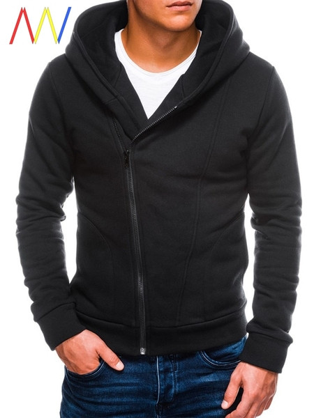 Φθινοπωρινό φούτερ με πλευρική στερέωση και κουκούλα