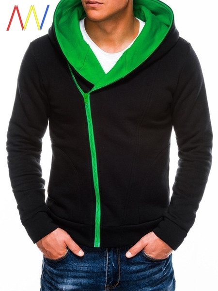 Φθινοπωρινό φούτερ με πλευρική στερέωση και κουκούλα