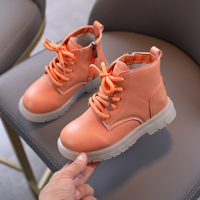 Casual παιδικές μπότες κατασκευασμένες από έκο δέρμα - για κορίτσια και αγόρια