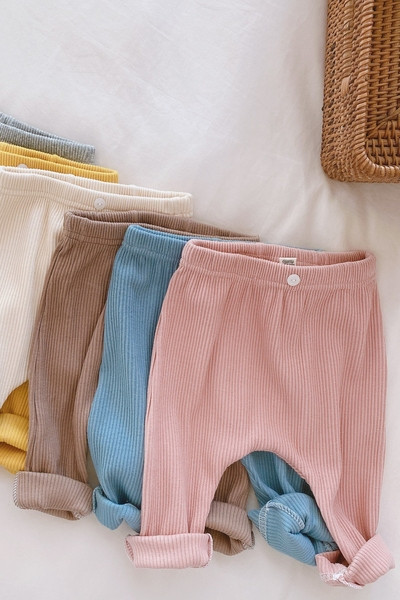 Ελαστικό παιδικό παντελόνι με ψηλή μέση