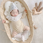 Μοντέρνο παιδικό κορμάκι για κορίτσια με μακριά μανίκια και δαντέλα