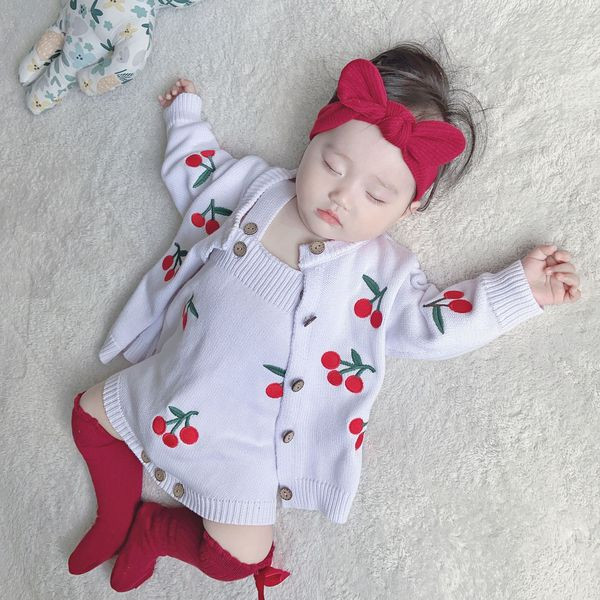 Kootud beebikomplekt tüdrukutele, mis sisaldab body ja kardiganit