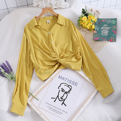 Alkalmi női ing gombos és hosszú ujjú