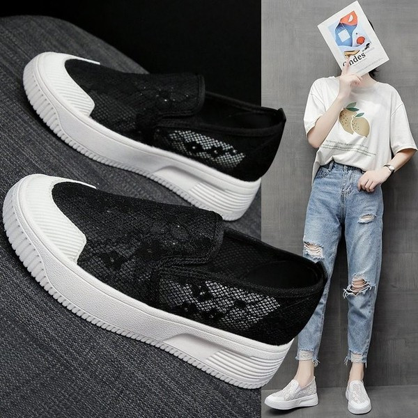 Naiste vabaaja mokassiinid kõrge tallaga