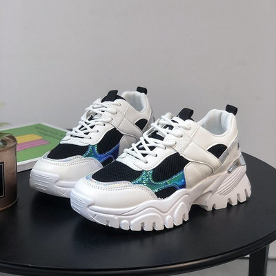 Női alkalmi tornacipő fényes elemmel