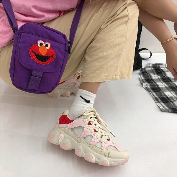 Γγυναικεία casual αθλητικά παπούτσια με τραχιά σόλα