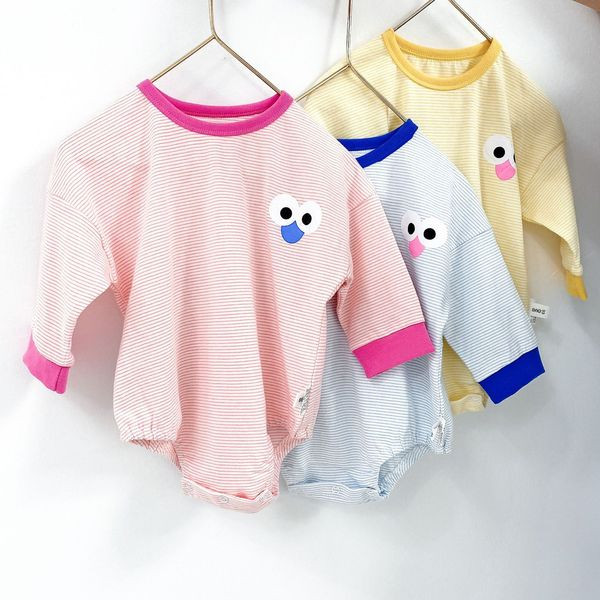 Βρεφικό κορμάκι με μακριά μανίκια και απλικέ