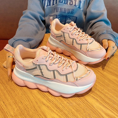 Casual γυναικεία αθλητικά  παπούτσια με πλατφόρμα 5 cm