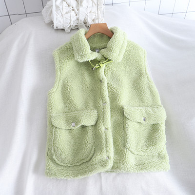 Καθημερινό γυναικείο γιλέκο με τσέπες και κουμπιά