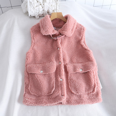 Καθημερινό γυναικείο γιλέκο με τσέπες και κουμπιά