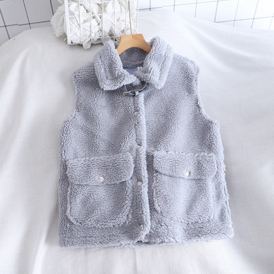 Καθημερινό γυναικείο γιλέκο με τσέπες και κουμπιά