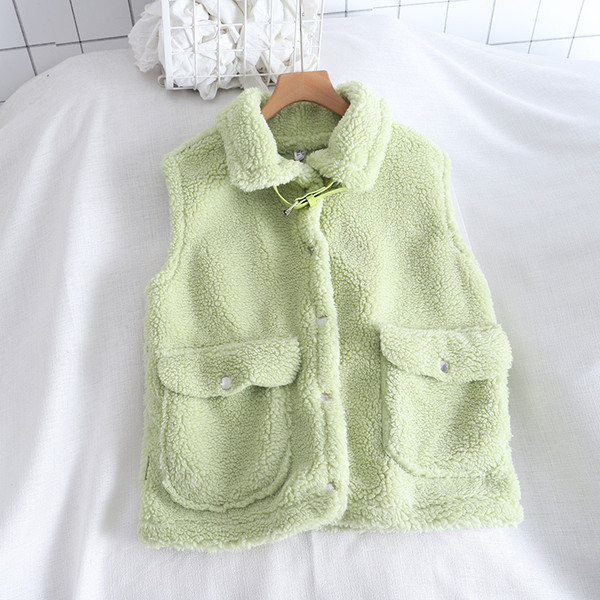 Καθημερινό γυναικείο γιλέκο με τσέπες και κουμπιά