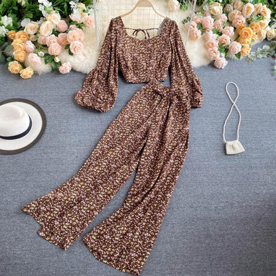 Värviline kaheosaline naiste komplekt