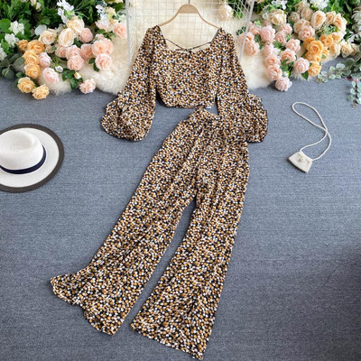 Värviline kaheosaline naiste komplekt