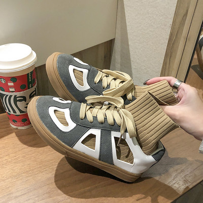 Νέο μοντέλο μοντέρνα γυναικεία αθλητικά παπούτσια  με κομμένα μέρη