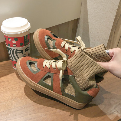 Νέο μοντέλο μοντέρνα γυναικεία αθλητικά παπούτσια  με κομμένα μέρη