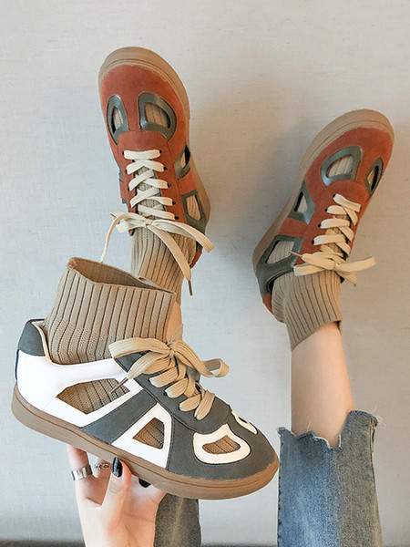 Νέο μοντέλο μοντέρνα γυναικεία αθλητικά παπούτσια  με κομμένα μέρη