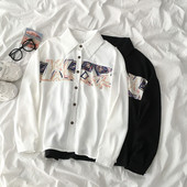 Alkalmi női ing rátéttel és klasszikus gallérral