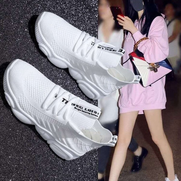 Sport és alkalmi női tornacipő gumi talppal