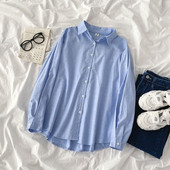 Naiste vabaaja särgi tavaline klassikalise kraega mudel