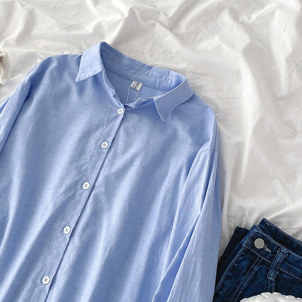 Naiste vabaaja särgi tavaline klassikalise kraega mudel