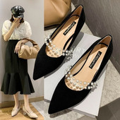 Naiste seemisnahast kingad teravatipuline pärlitega mudel