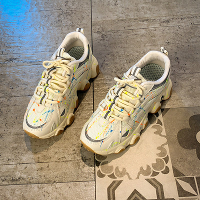 Αθλητικά και καθημερινά γυναικεία παπούτσια με πλατφόρμα 5 cm