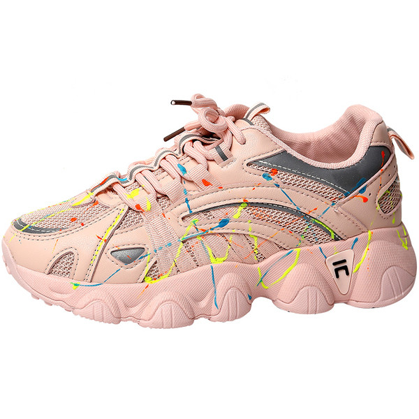 Αθλητικά και καθημερινά γυναικεία παπούτσια με πλατφόρμα 5 cm